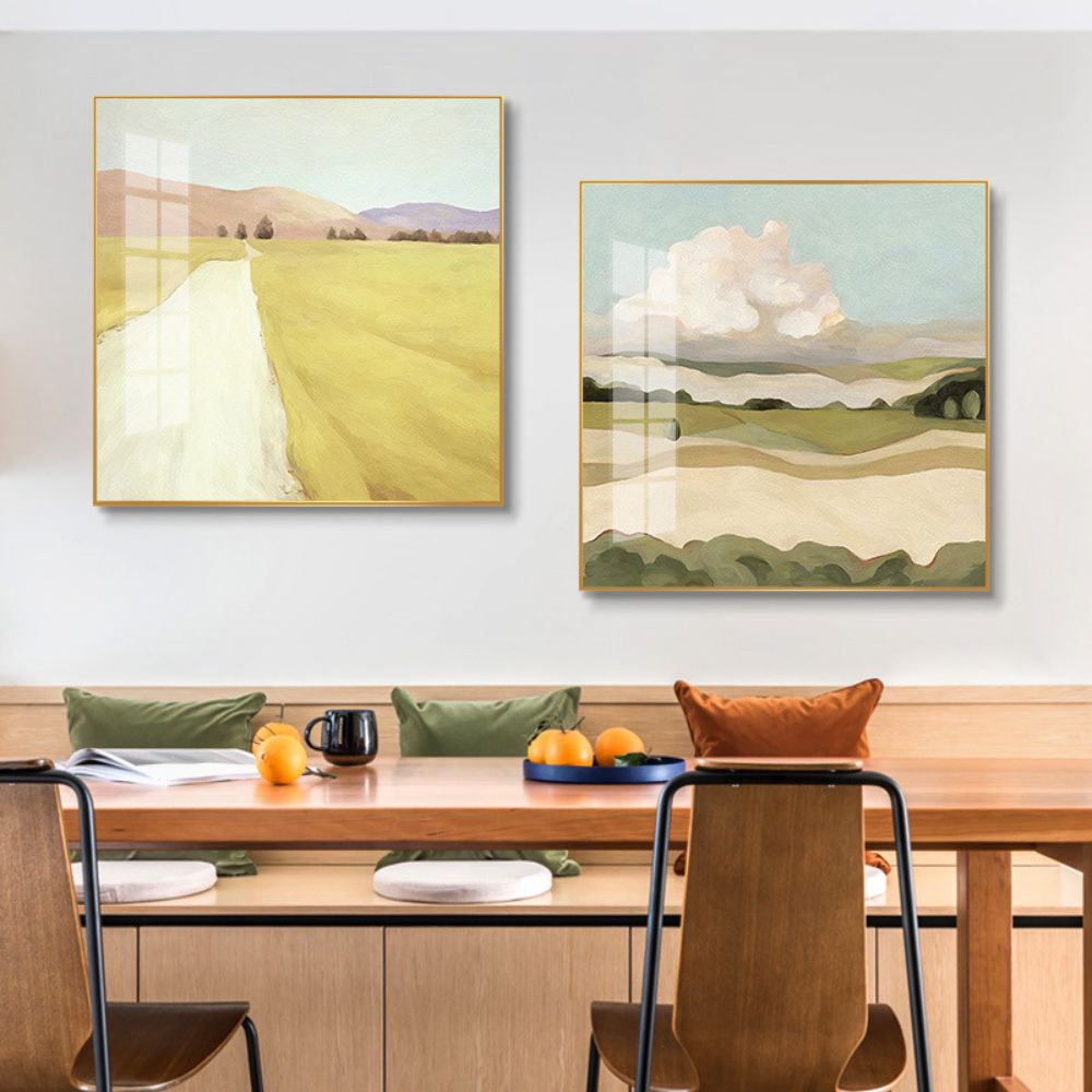 Calm Field No.2  Art Oil Painting Poster