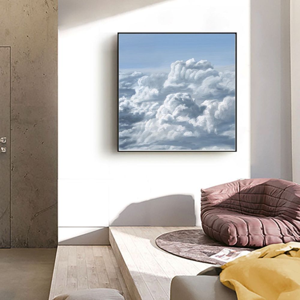 CLOUDS IN SKY Art Painting Poster