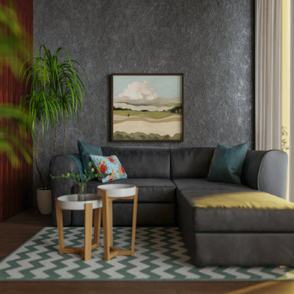 Calm Field N0.1  Art Oil Painting Poster