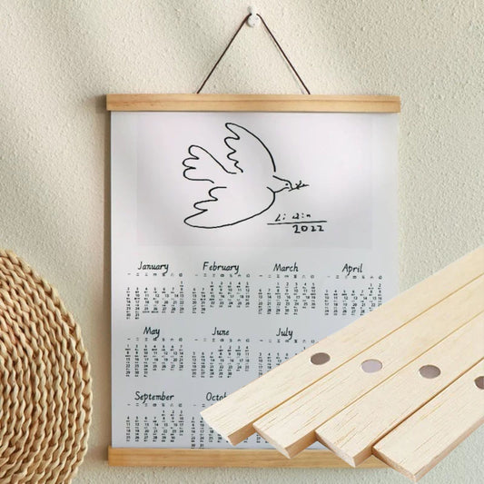 21 CM 8 Inch Magnetic Wooden Photo Picture Frame Wall Hanging Poster 