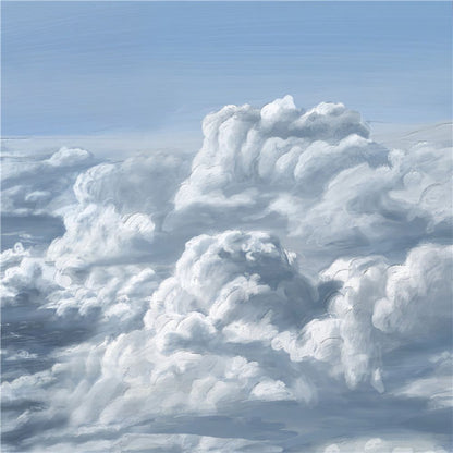 CLOUDS IN SKY Art Painting Poster