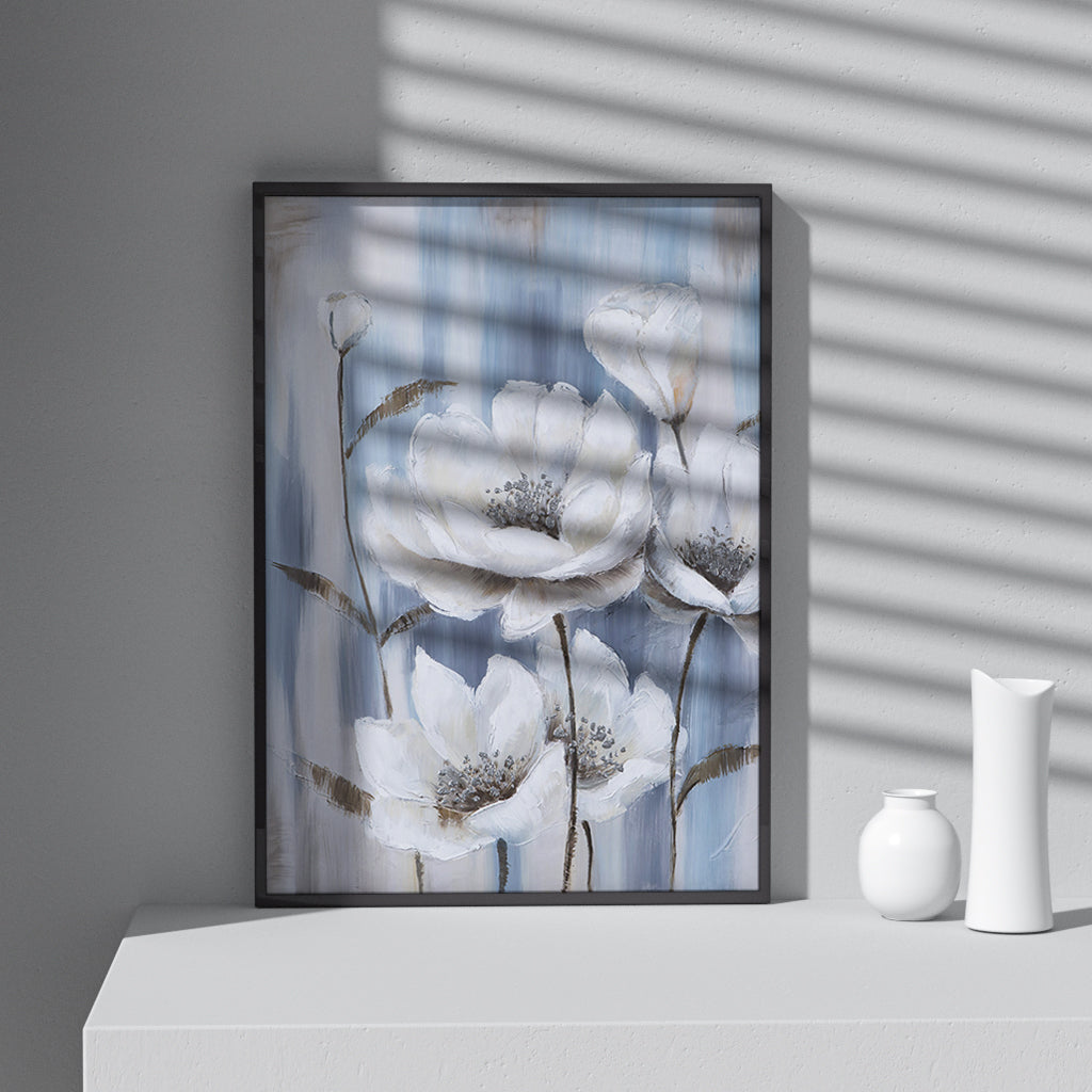Framed Printed Floral Abstract Art Print Poster 20-inch 28-inch 40x50 50x70CM