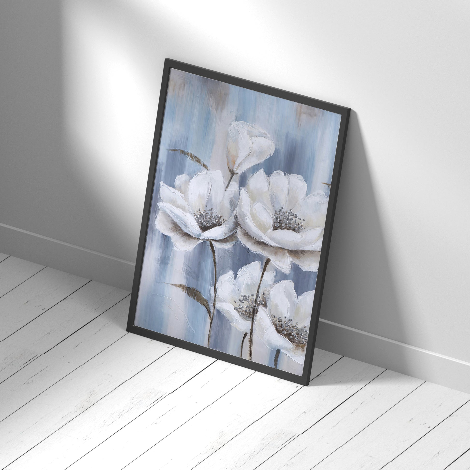 Framed Printed Floral Abstract Art Print Poster 20-inch 28-inch 40x50 50x70CM