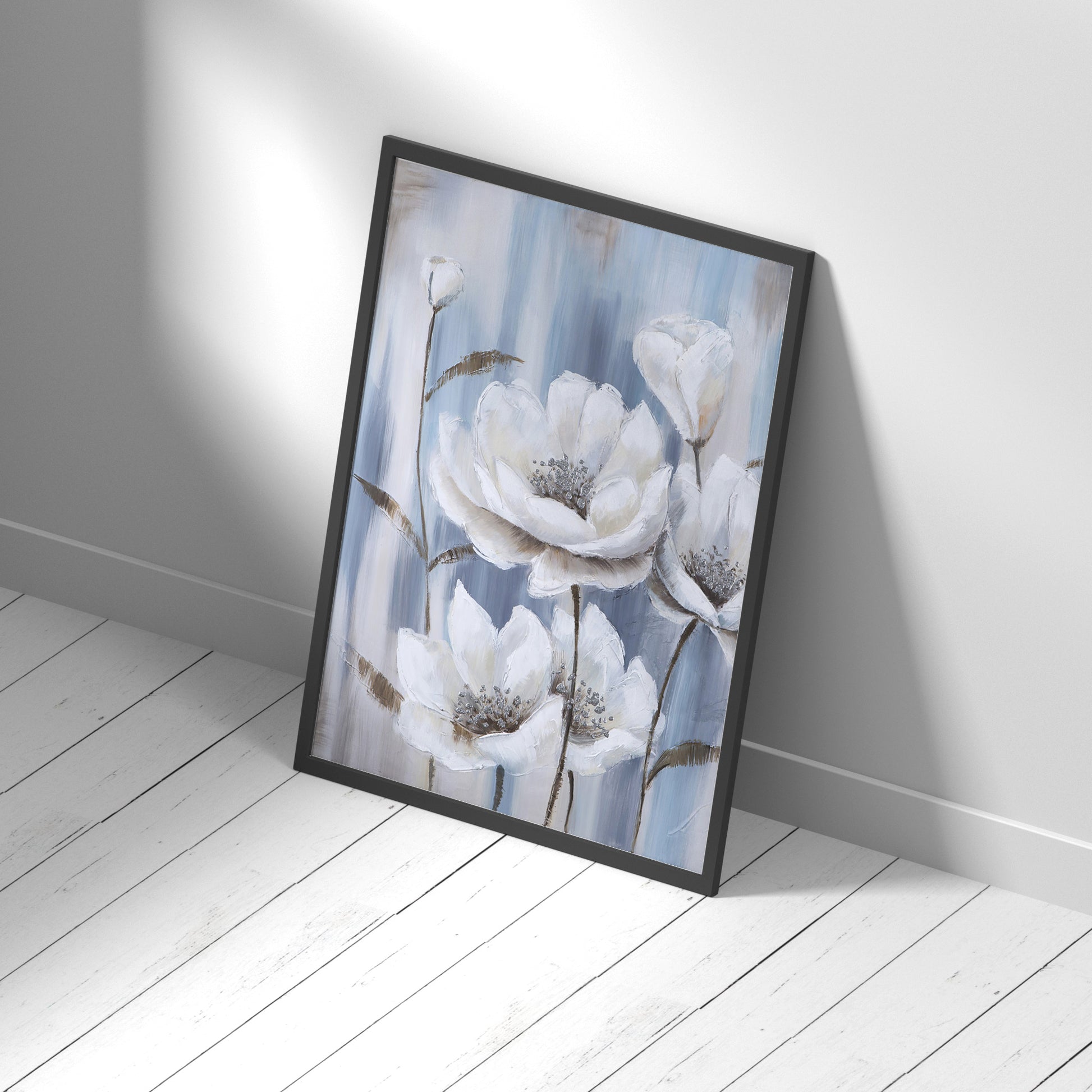 Framed Printed Floral Abstract Art Print Poster 20-inch 28-inch 40x50 50x70CM