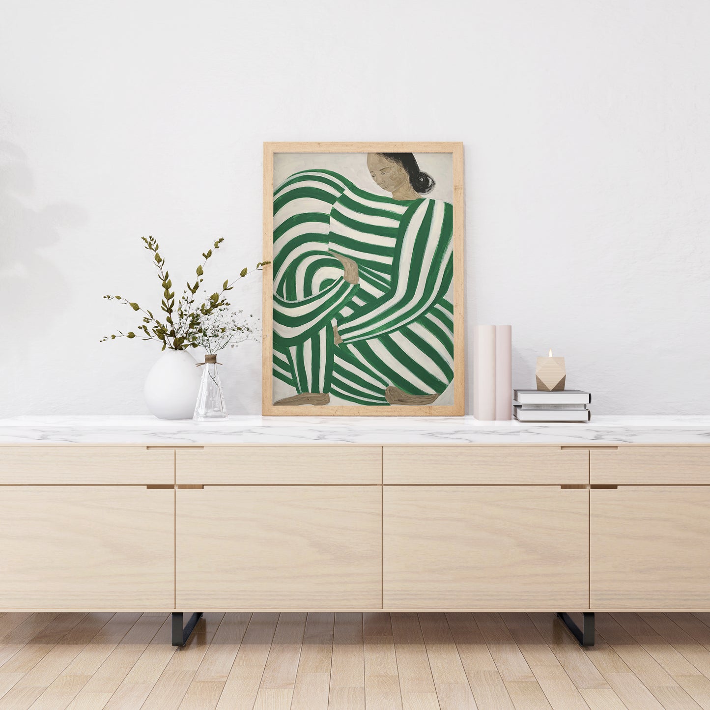 Framed Poster Art Prints Women Portrait Matisse Minimalist 16x20" 20x28" inch 40x50CM 50x70CM