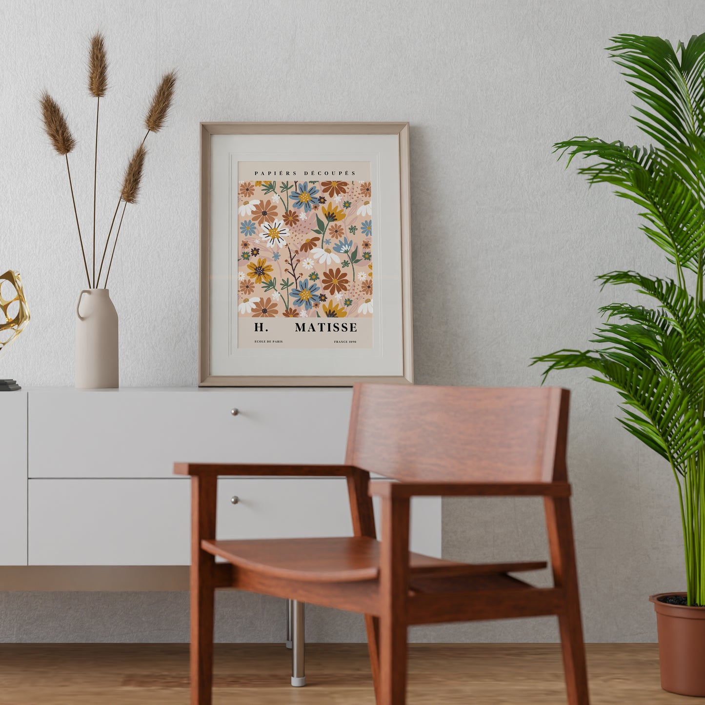 H. MATISSE Botanical Pattern Art Print Poster