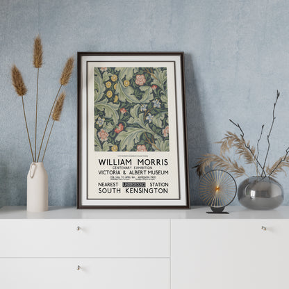 WILLIAM MORRIS Botanical Pattern Art Print Poster