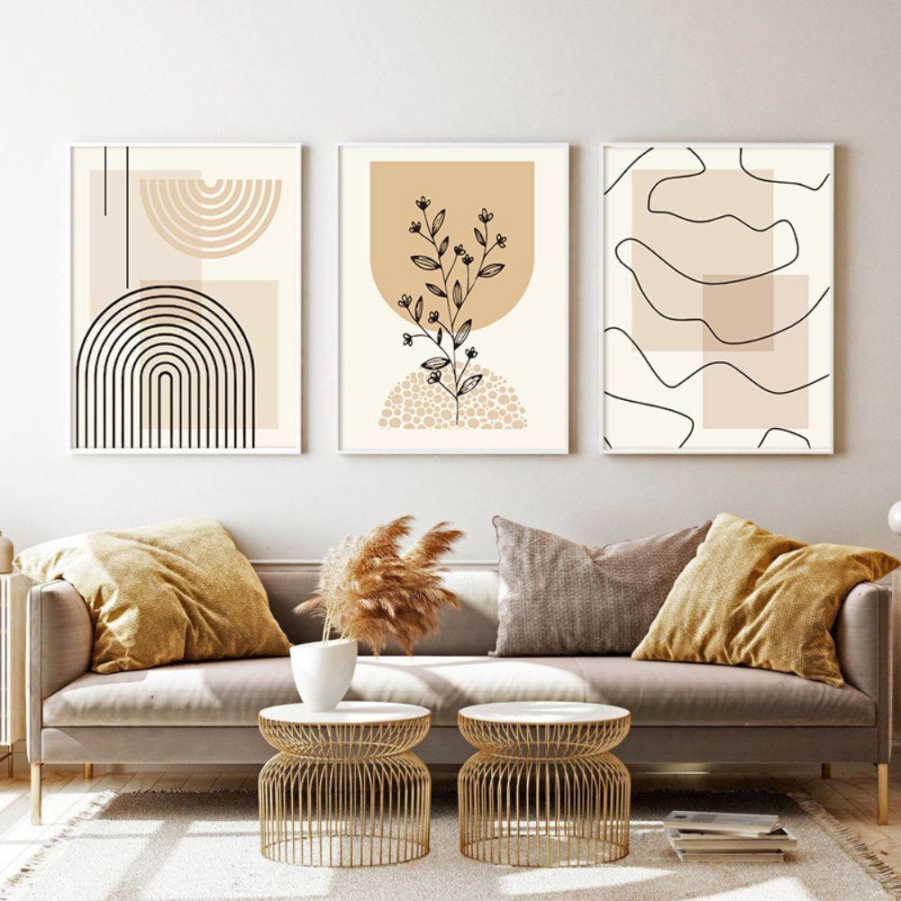 Abstract Morandi Color Shape No.2 Minimalist Art Poster