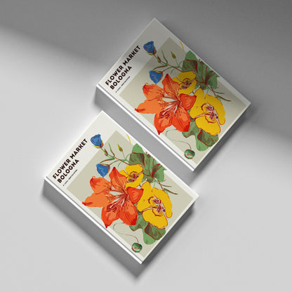 FLOWER MARKET BOLOGNA Art Print Poster