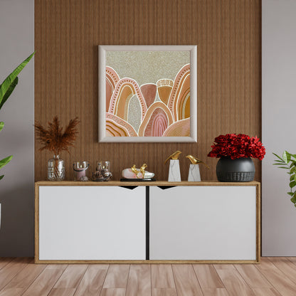 THE HILLS - Aboriginal Art Poster