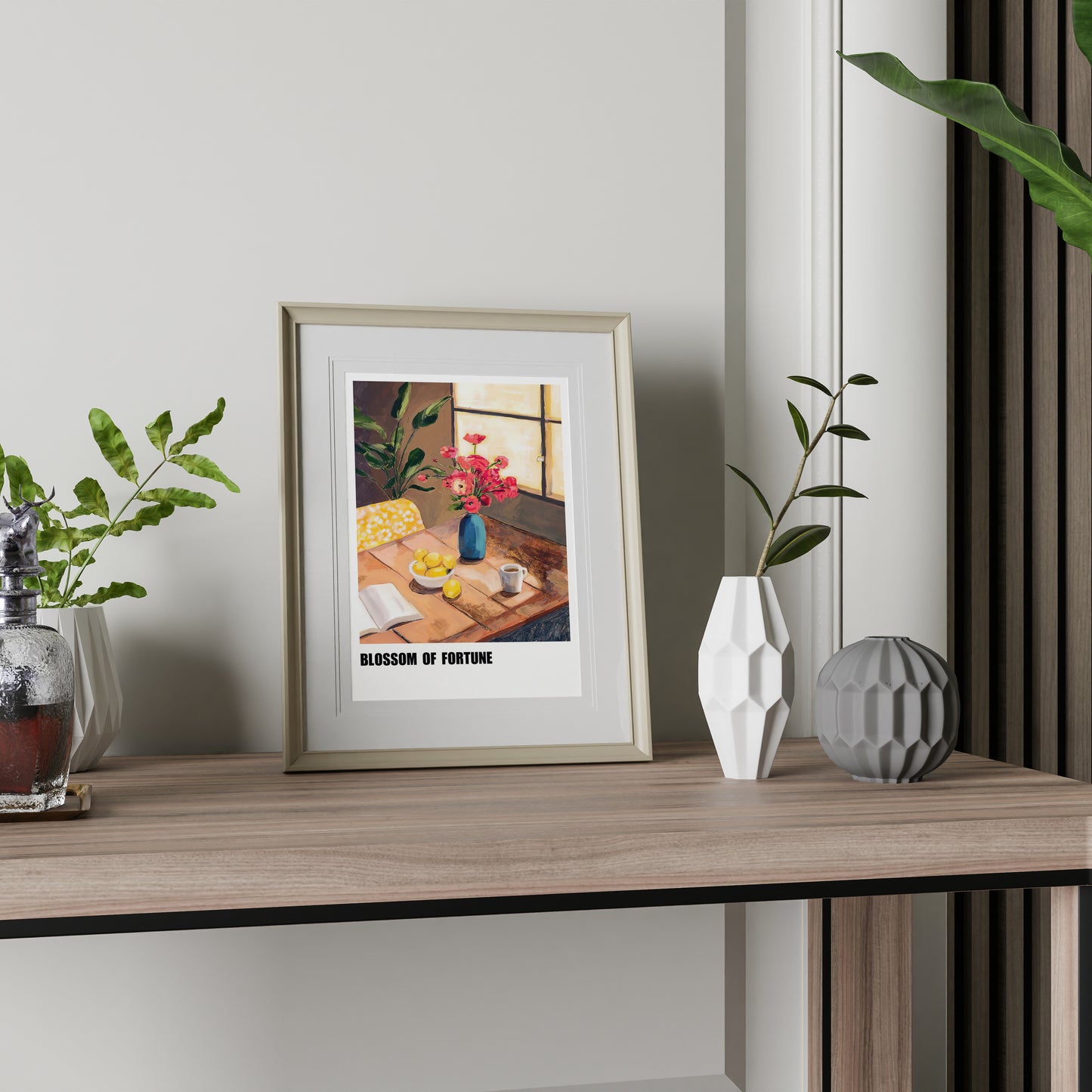 BLOSSOM OF FUTURE Lemon Botanical Pattern Poster