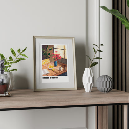 BLOSSOM OF FUTURE Lemon Botanical Pattern Poster