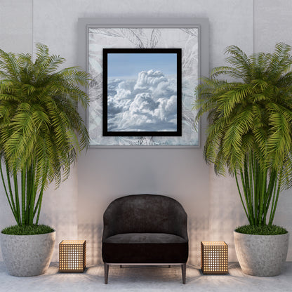 CLOUDS IN SKY Art Painting Poster