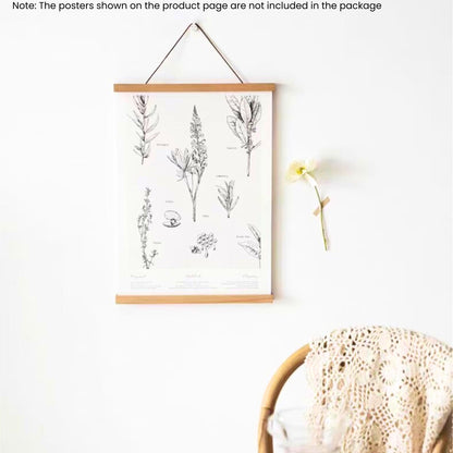 21 CM 8 Inch Magnetic Wooden Photo Picture Frame Wall Hanging Poster 