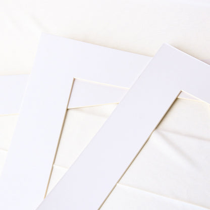 Mat-Board/White Border 24in (60x60cm) to suit 20in (50x50cm) Picture Photo Window
