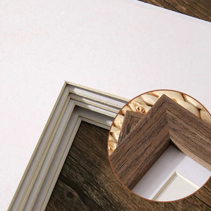60 x 60 CM Frame Oak Square Wood Picture Frame 24 inch with Mat-board