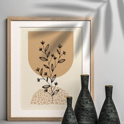 Abstract Morandi Color Shape No.2 Minimalist Art Poster