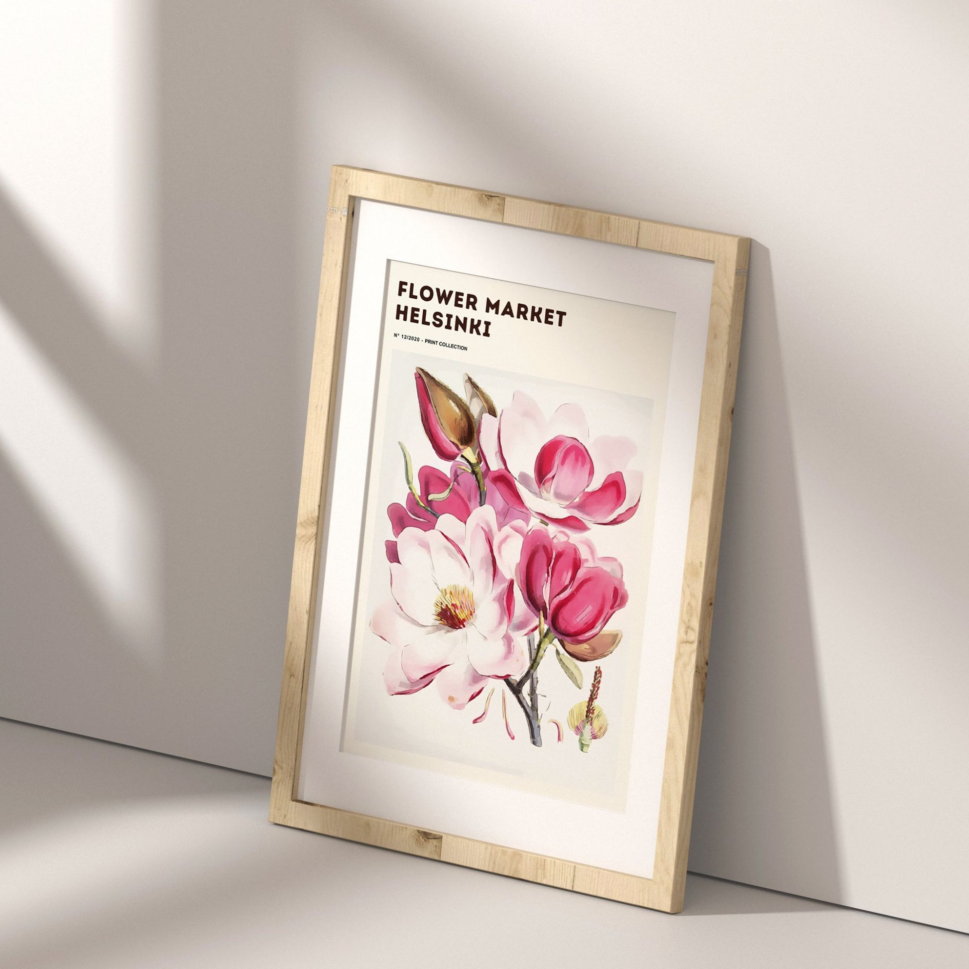 FLOWER MARKET Prints HELSINKI Art Print Poster