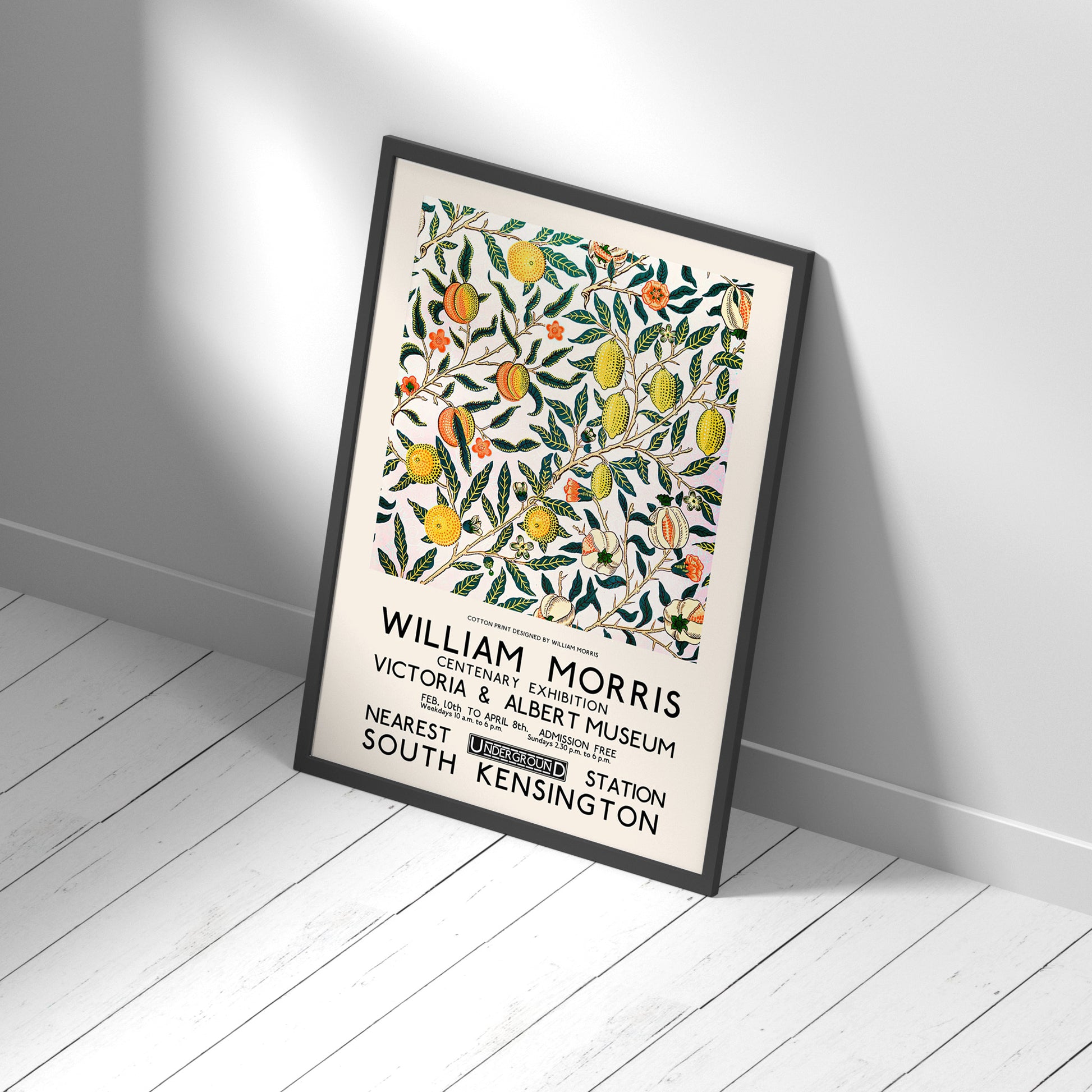 Framed Printed WILLIAM MORRIS FRUIT Pomegranate Posters 20-inch 28-inch 40x50 50x70CM