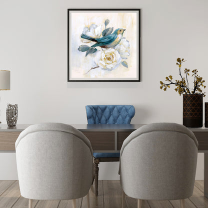 Bird and Flower Oil Painting Poster No.2 Art Oil Painting Poster