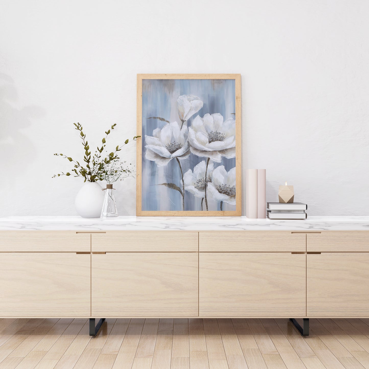 Framed Poster Art Prints Floral Abstract Art 16x20" 20x28" inch 40x50CM 50x70CM