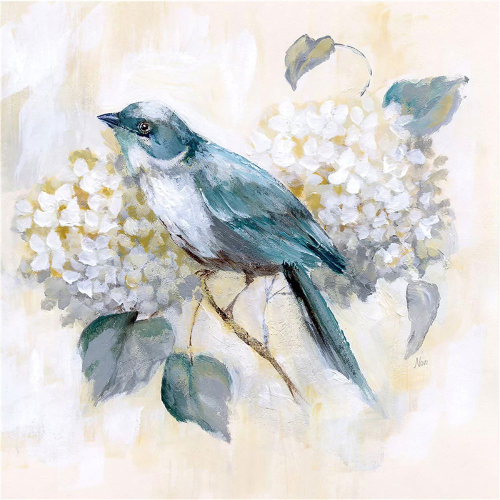 Bird and Flower No.1 Art Oil Painting Poster