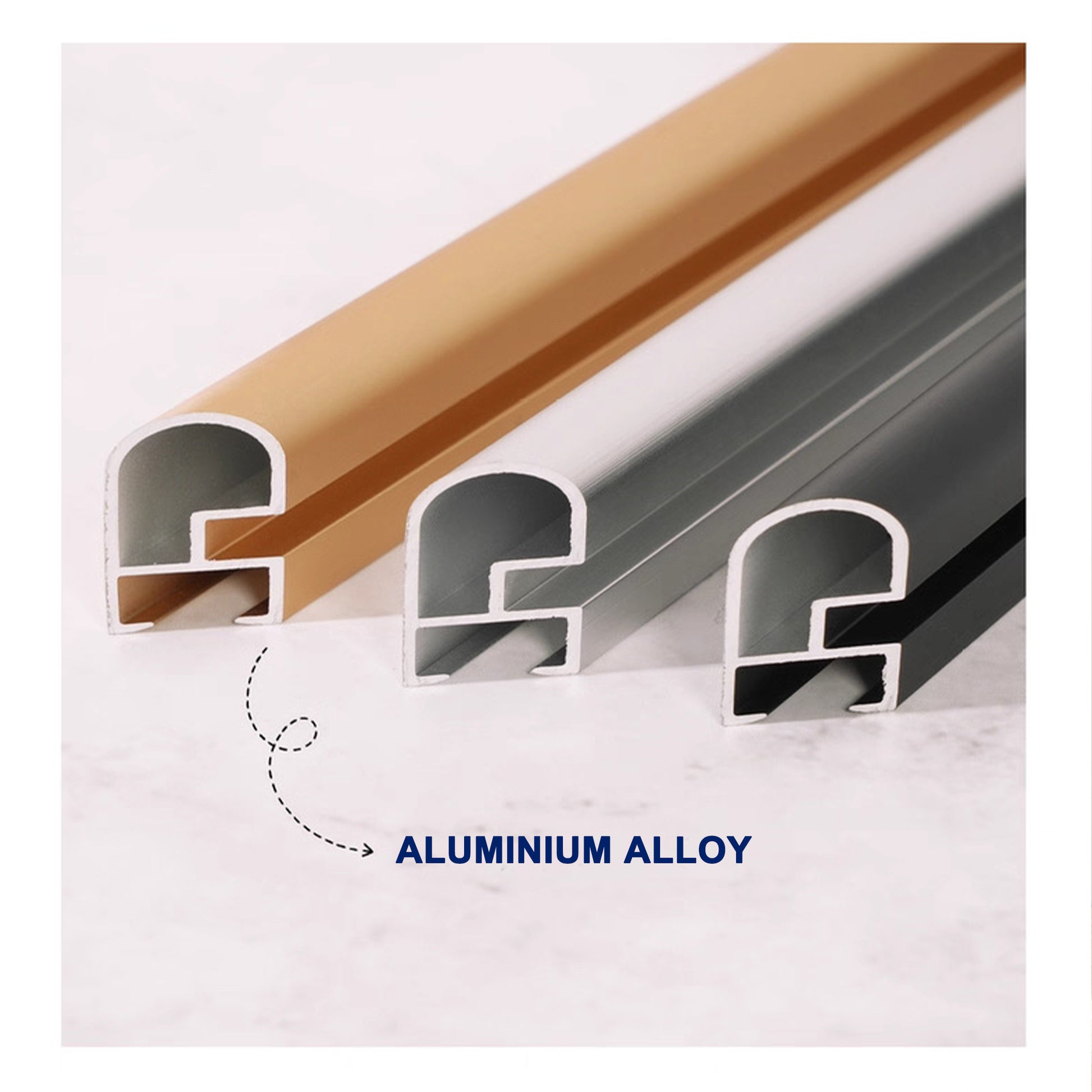 A3 Golden Aluminium Alloy Transparent Frame Hang A Wall Picture Frame Acrylic