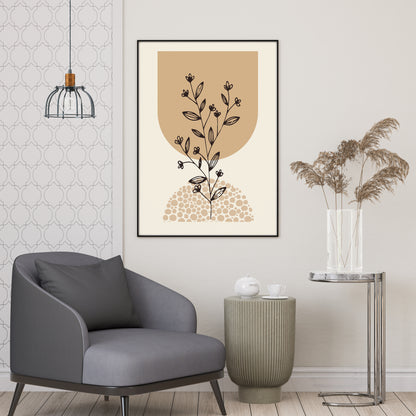 Abstract Morandi Color Shape No.2 Minimalist Art Poster