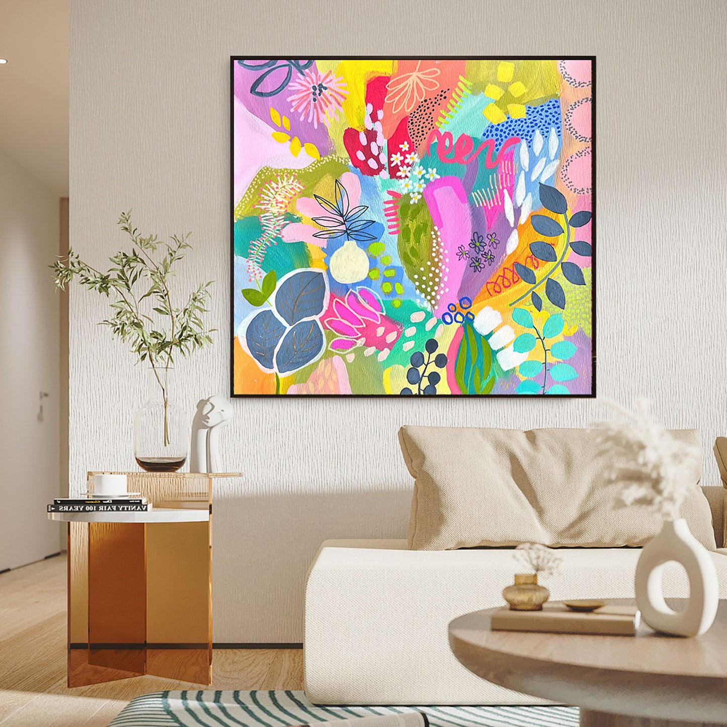 Among The Wildflowers- Aboriginal Art Poster