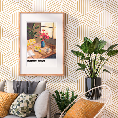BLOSSOM OF FUTURE Lemon Botanical Pattern Poster