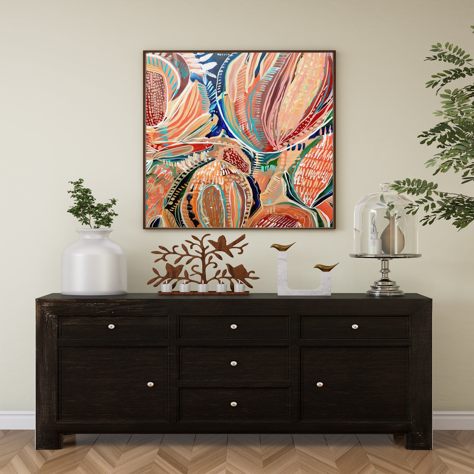 Banksia - Aboriginal Art Poster