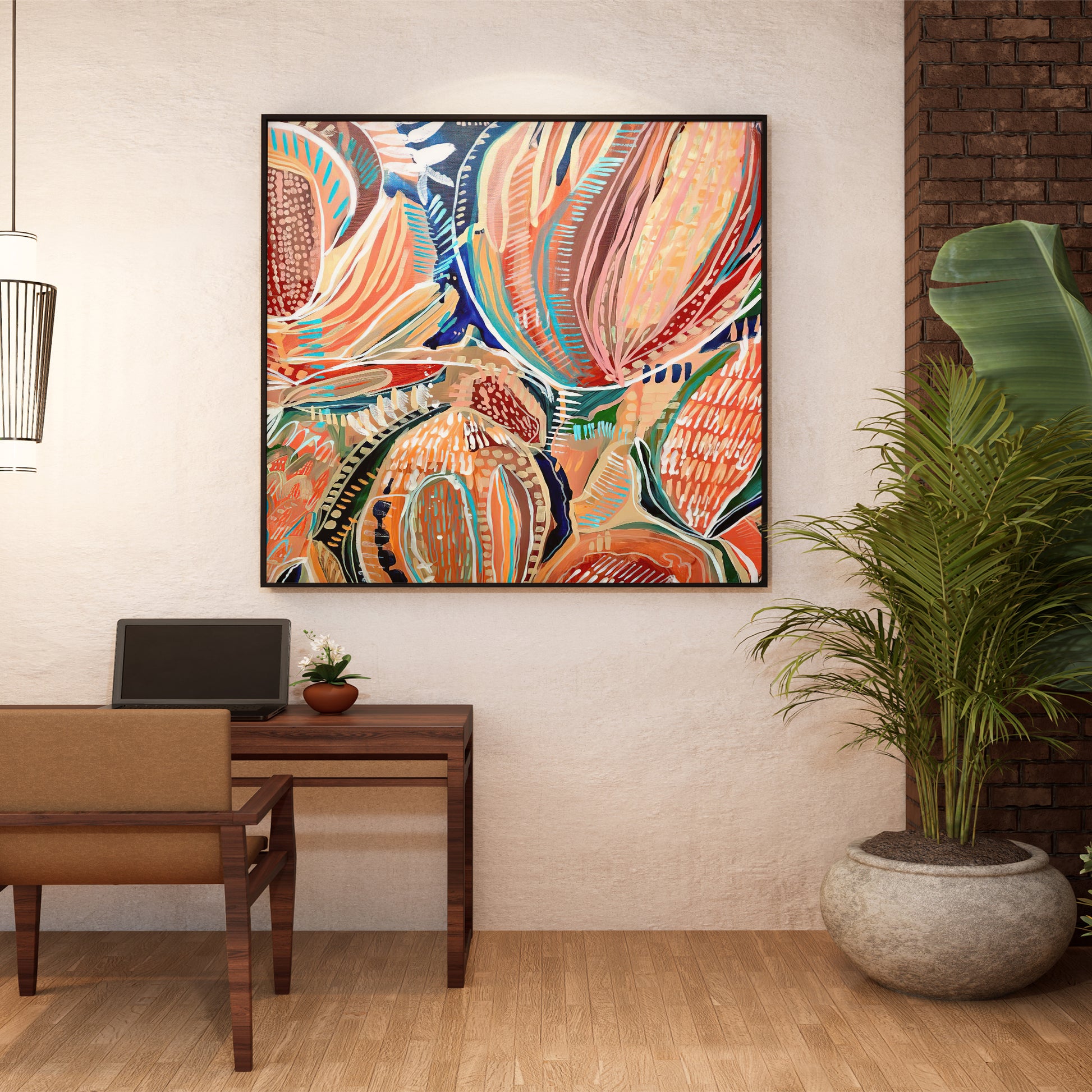 Banksia - Aboriginal Art Poster