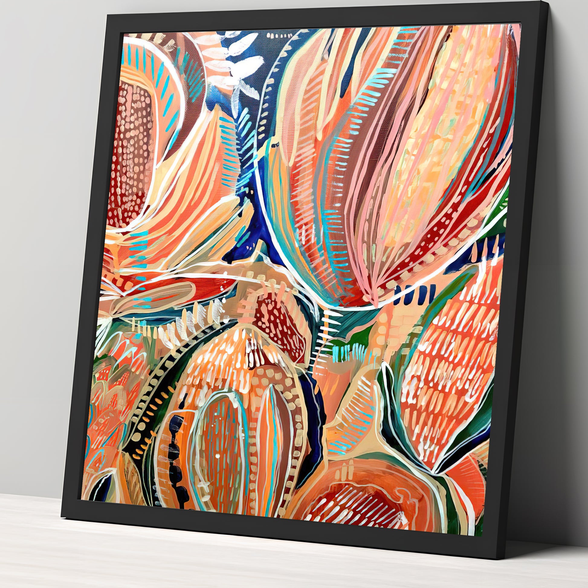 Banksia - Aboriginal Art Poster