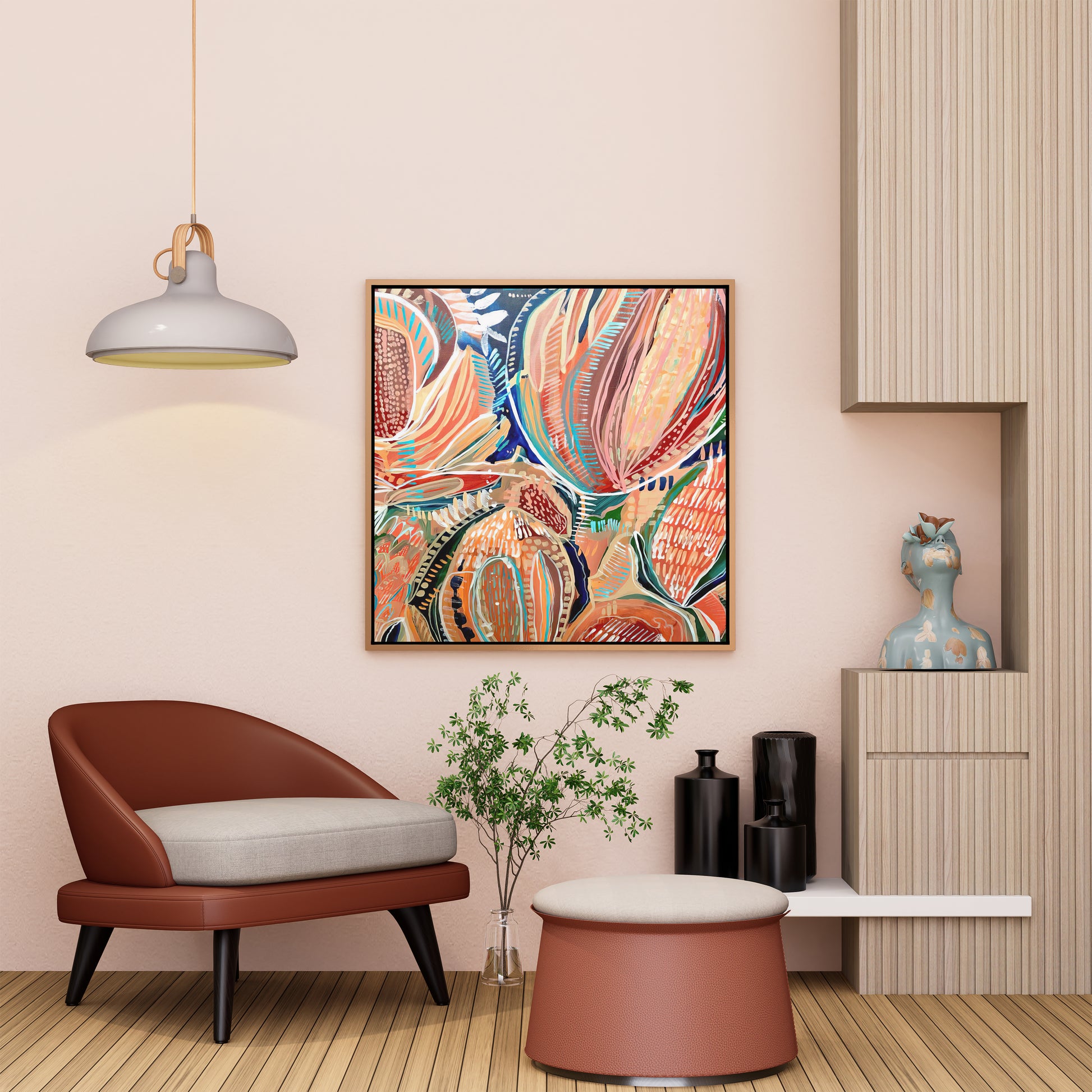 Banksia - Aboriginal Art Poster