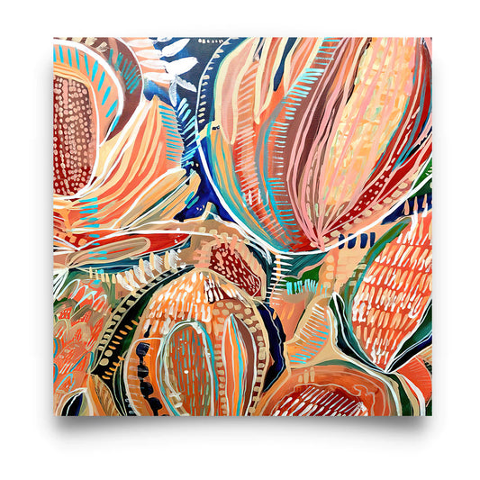 Banksia - Aboriginal Art Poster