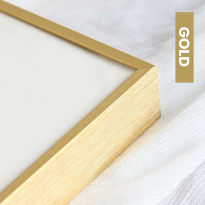 Gold Premium Metal Photo Frame 60x60 CM