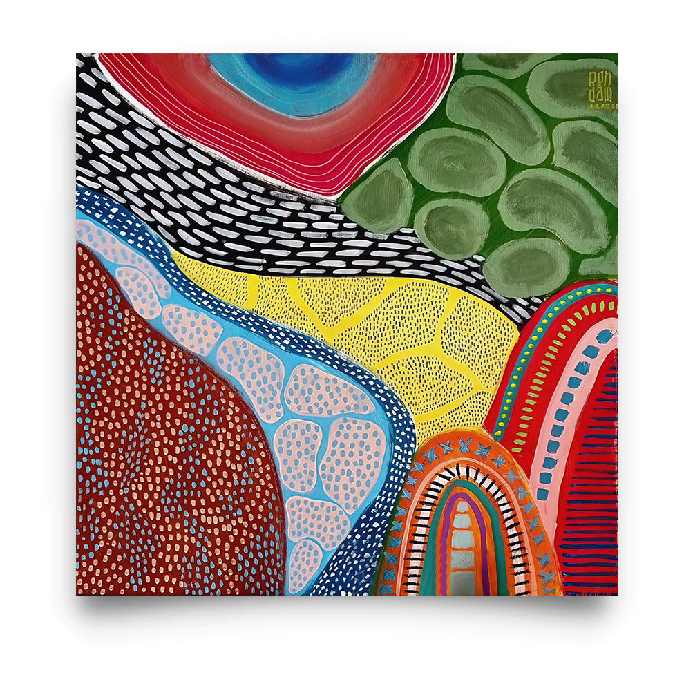 Earth- Aboriginal Art Poster