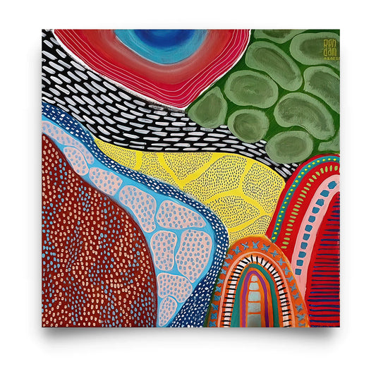 Earth- Aboriginal Art Poster