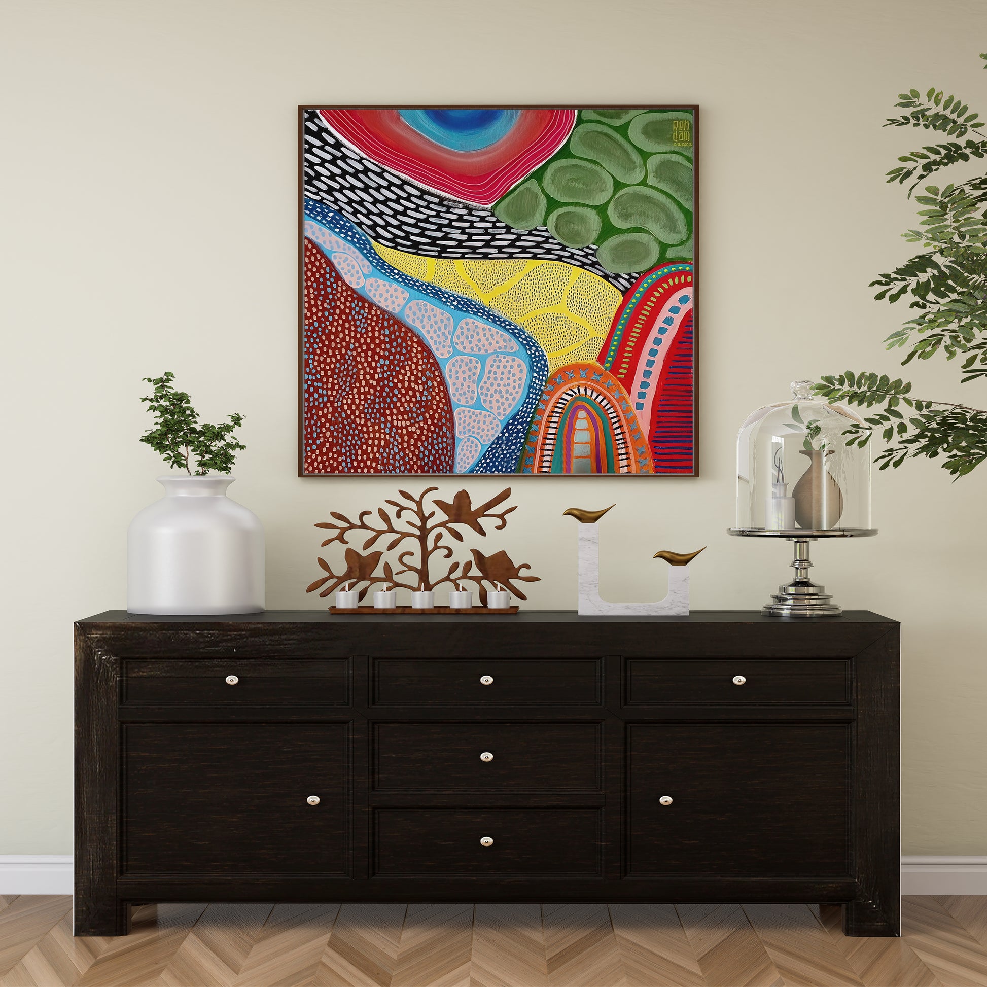 Earth- Aboriginal Art Poster