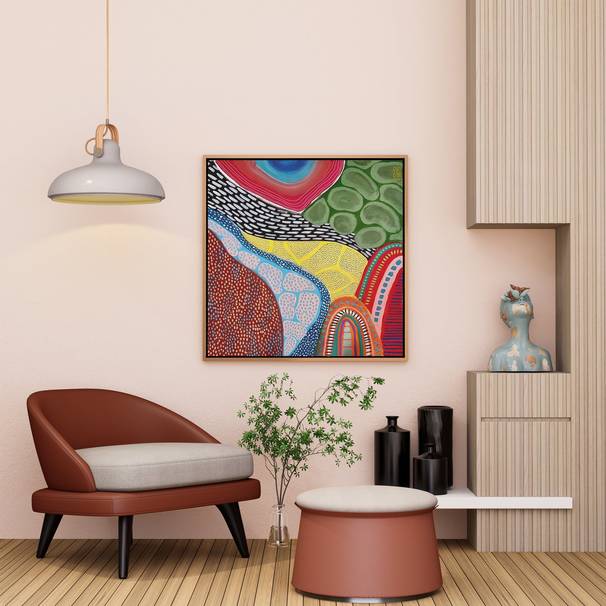 Earth- Aboriginal Art Poster