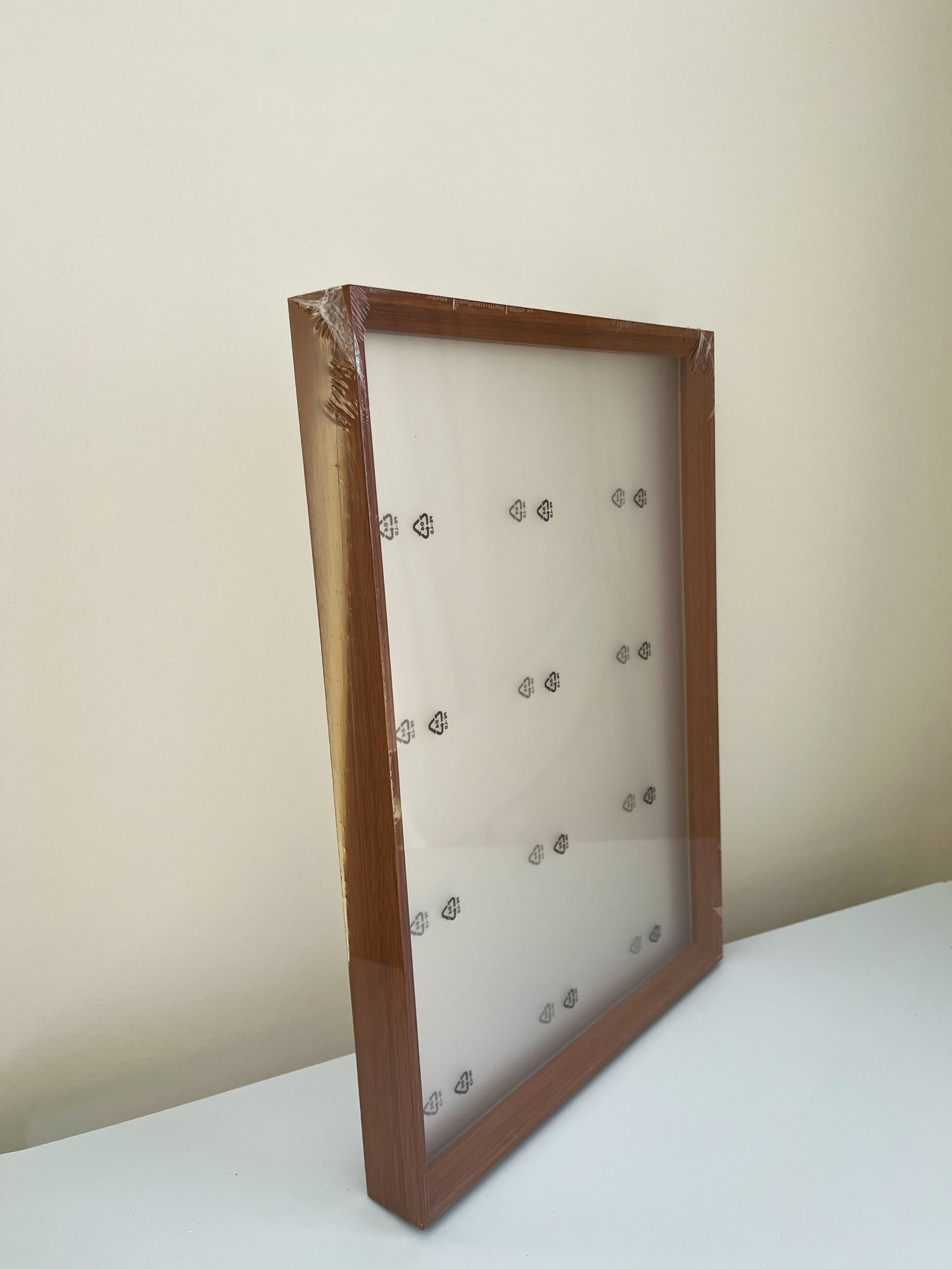 A4 Walnut Brown Double Sided Photo Frame Floating Transparency Shadow box Frames