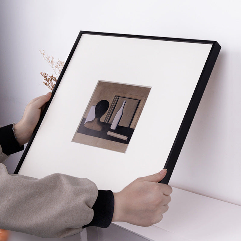 Square Thin Aluminum Frame BLACK 60x60cm Metal Photo Frames