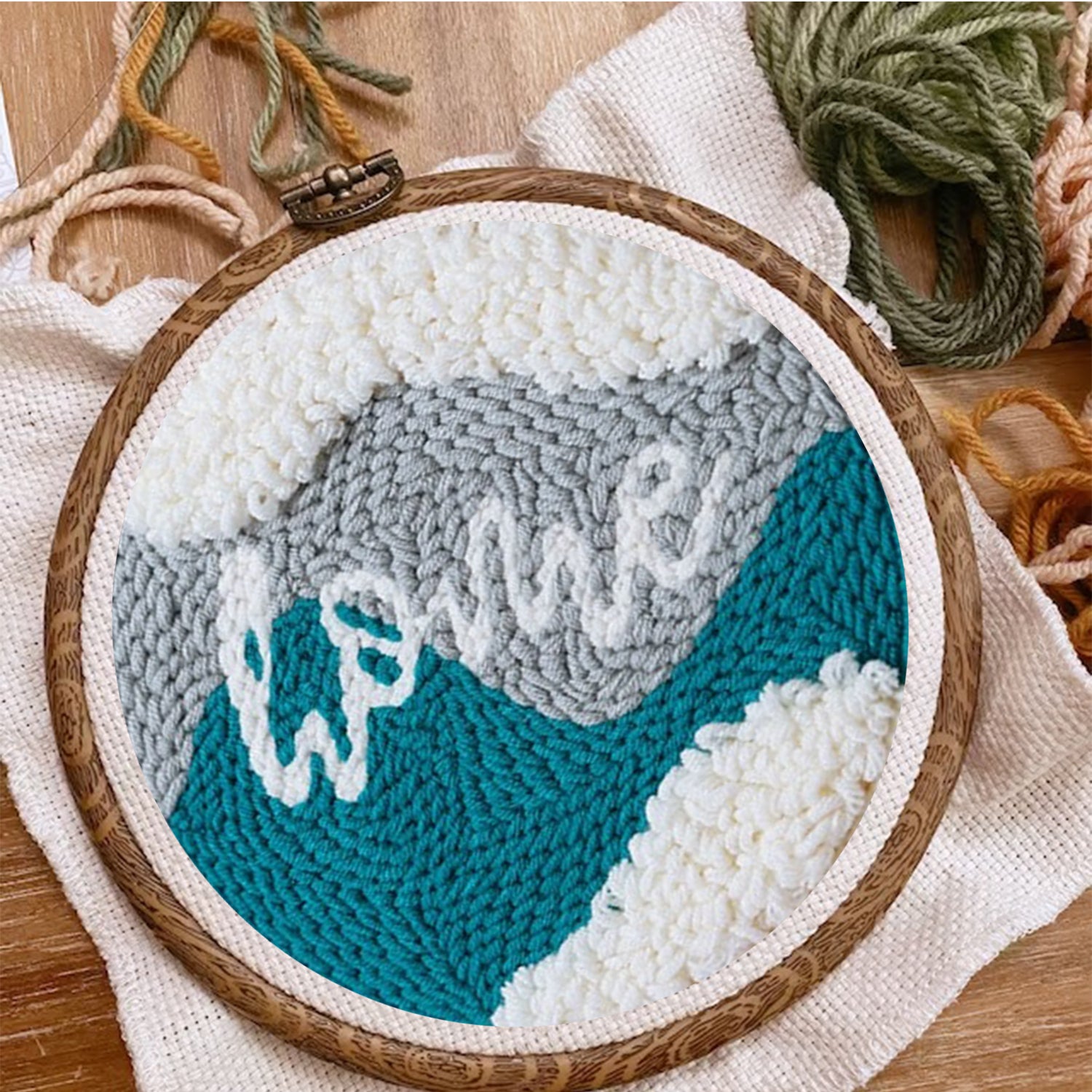 LOVE - Beginner Punch Needle Kit Embroidery Craft Kit