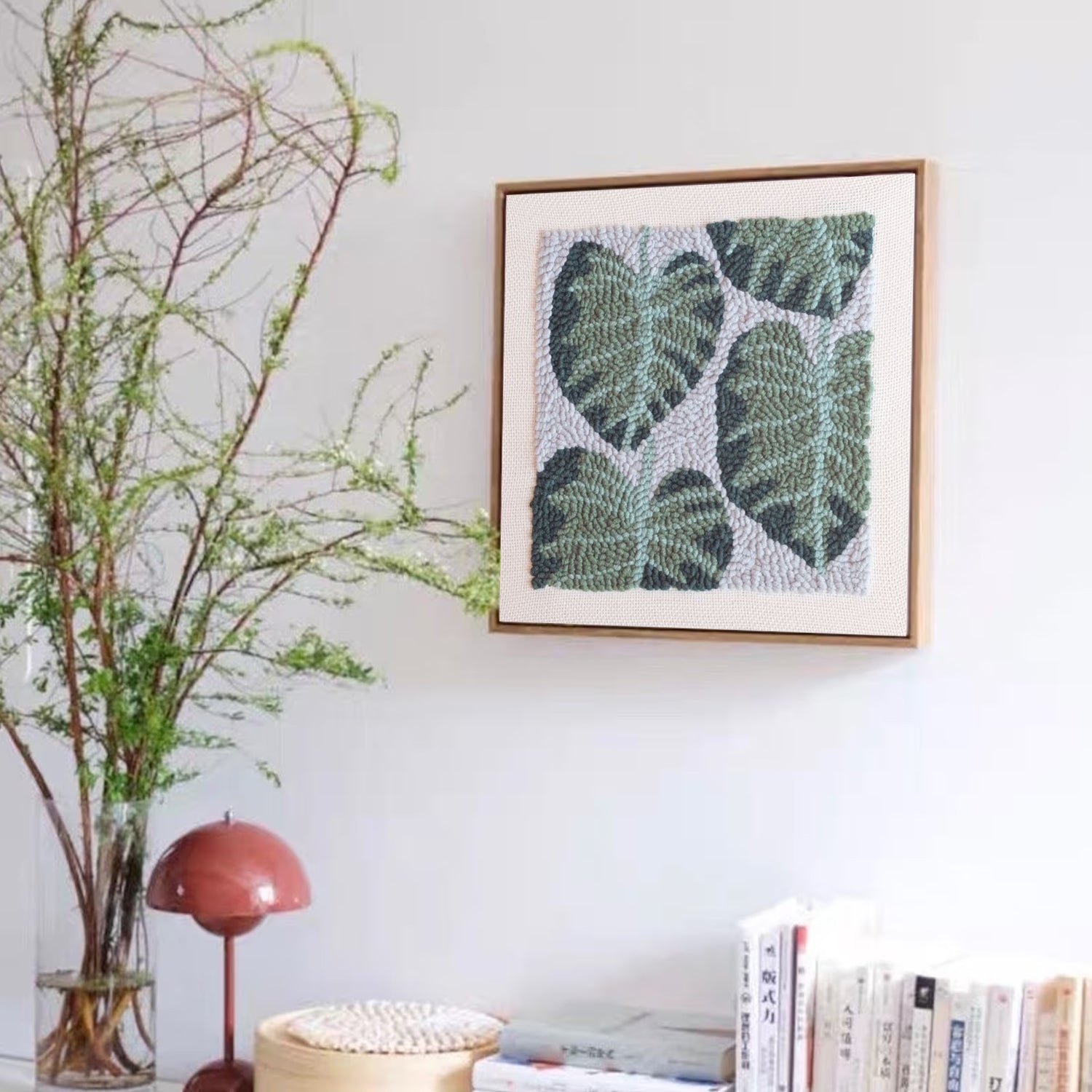 Monstera Palm - Punch Needle Kit Embroidery Start Kit