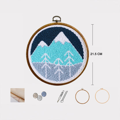 Mountain - Beginner Punch Needle Kit Embroidery Craft Kit