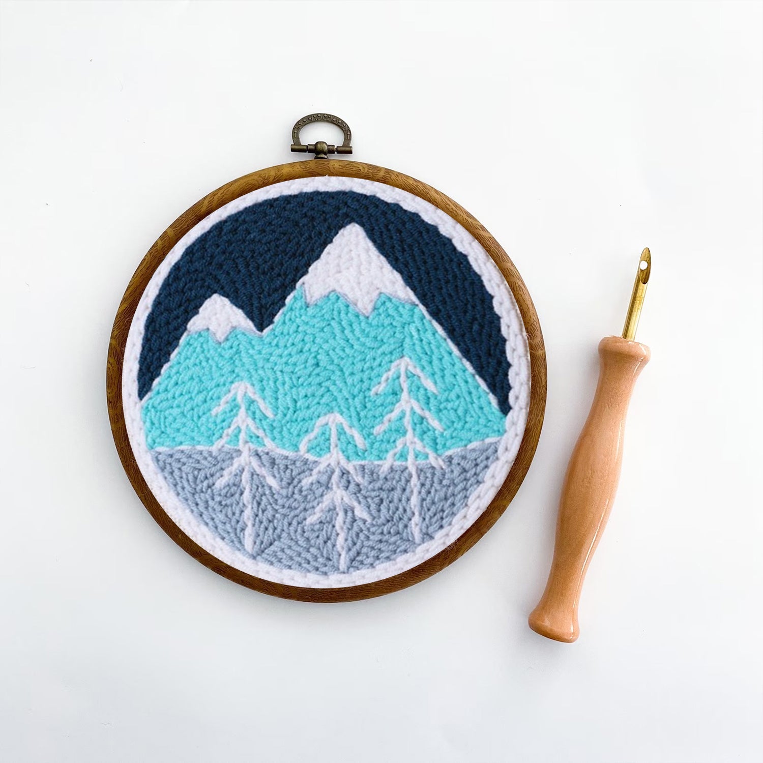 Mountain - Beginner Punch Needle Kit Embroidery Craft Kit