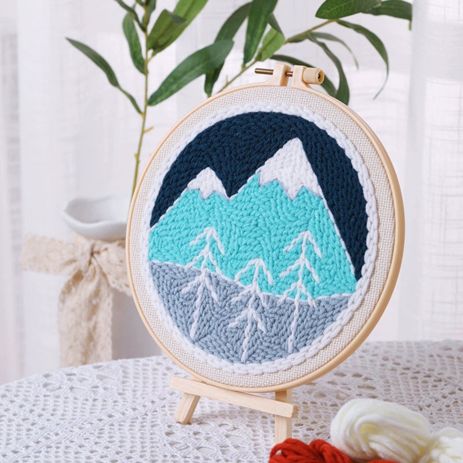 Mountain - Beginner Punch Needle Kit Embroidery Craft Kit