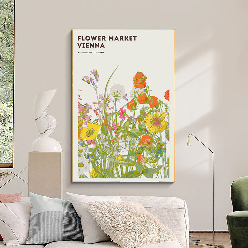 FLOWER MARKET VIENNA Art Print Poster