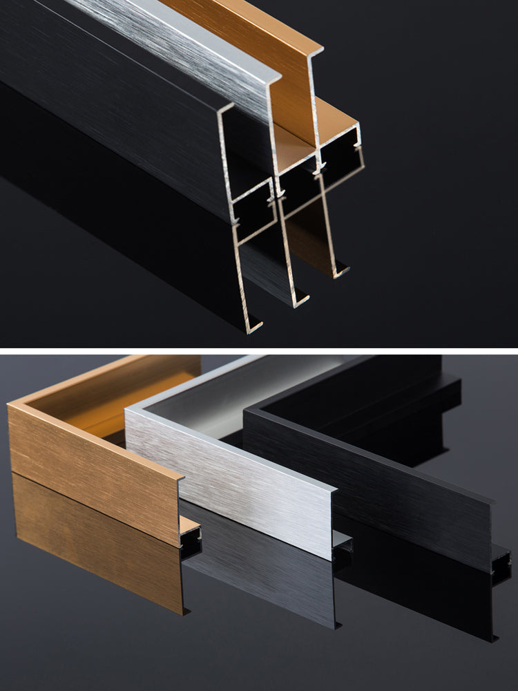 Square Thin Aluminum Frame BLACK 60x60cm