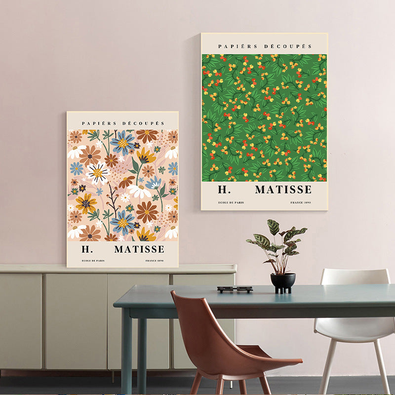 H. MATISSE Botanical Pattern Art Print Poster